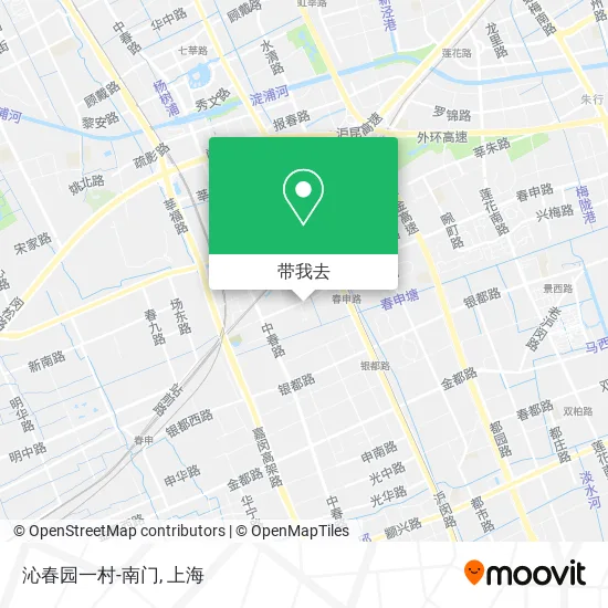 沁春园一村-南门地图