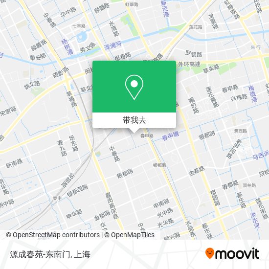 源成春苑-东南门地图