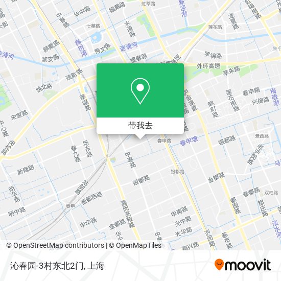 沁春园-3村东北2门地图