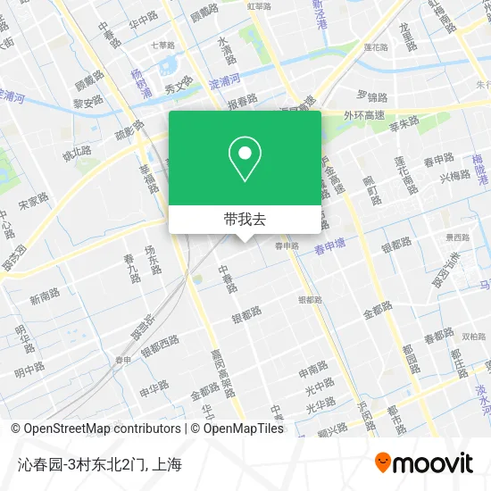 沁春园-3村东北2门地图