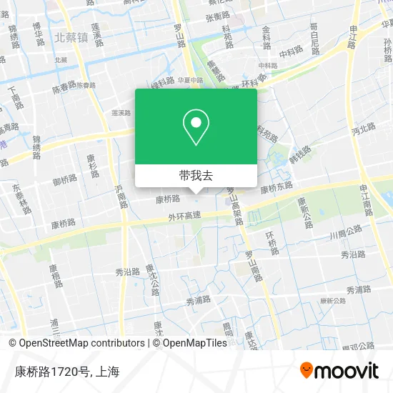 康桥路1720号地图