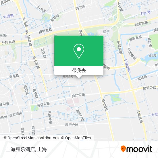 上海雍乐酒店地图