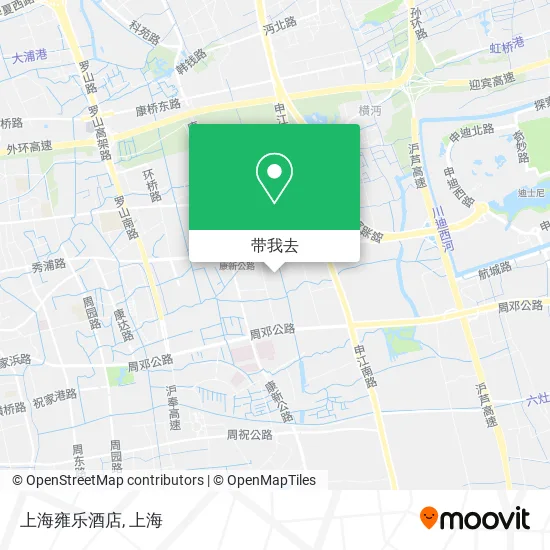 上海雍乐酒店地图