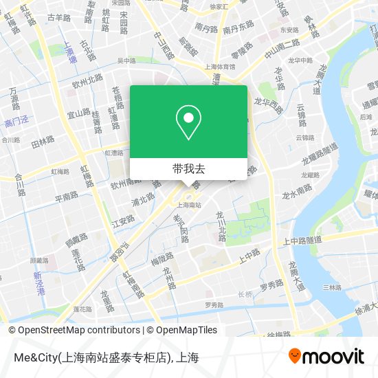 Me&City(上海南站盛泰专柜店)地图