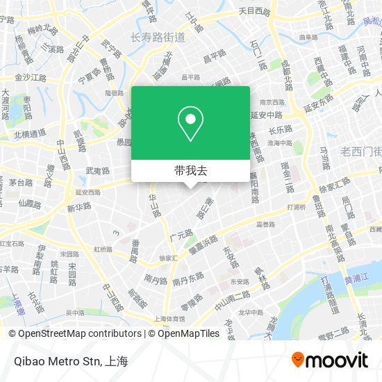Qibao Metro Stn地图