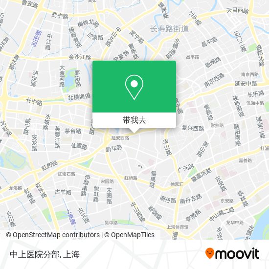 中上医院分部地图