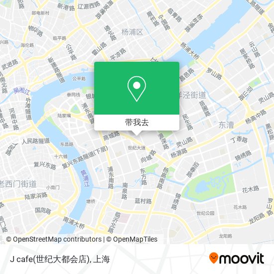 J cafe(世纪大都会店)地图