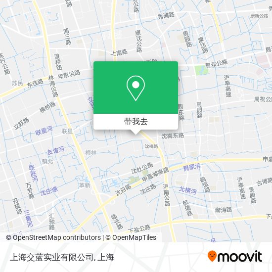 上海交蓝实业有限公司地图