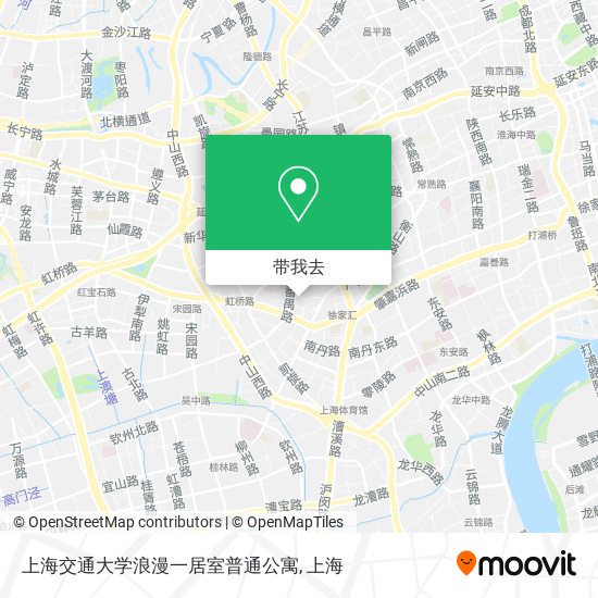 上海交通大学浪漫一居室普通公寓地图