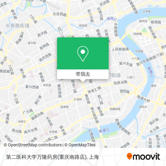 第二医科大学万隆药房(重庆南路店)地图