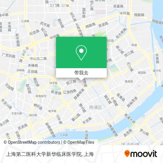 上海第二医科大学新华临床医学院地图