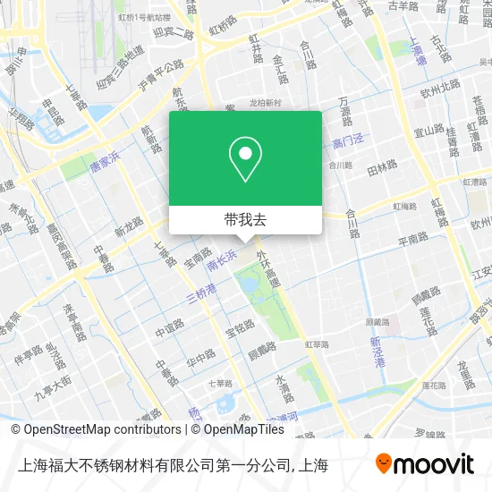 上海福大不锈钢材料有限公司第一分公司地图