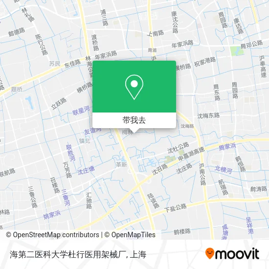 海第二医科大学杜行医用架械厂地图
