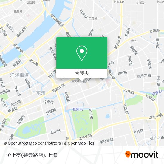 沪上亭(碧云路店)地图