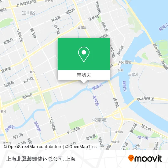 上海北翼装卸储运总公司地图