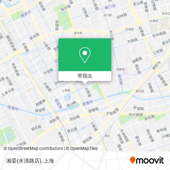 湘晏(水清路店)地图
