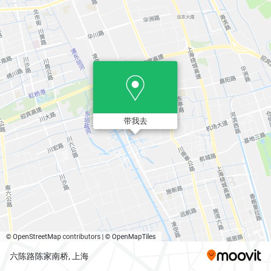 六陈路陈家南桥地图