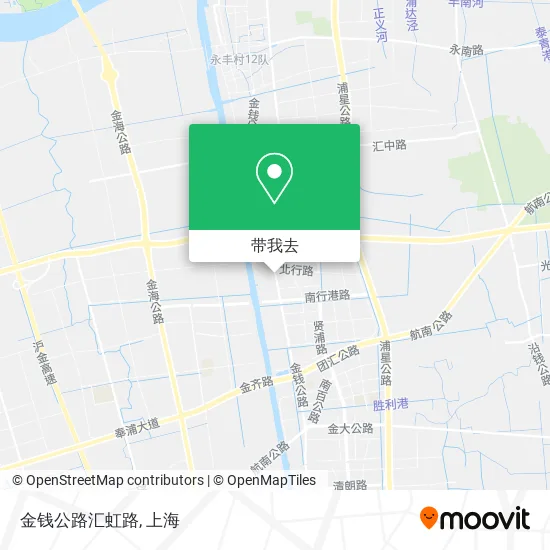 金钱公路汇虹路地图