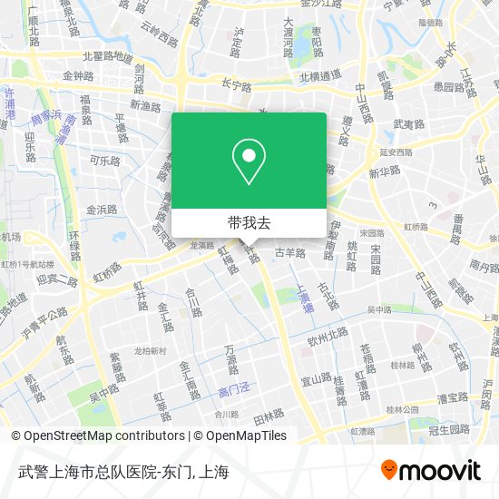 武警上海市总队医院-东门地图