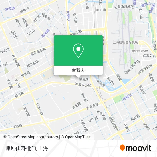 康虹佳园-北门地图