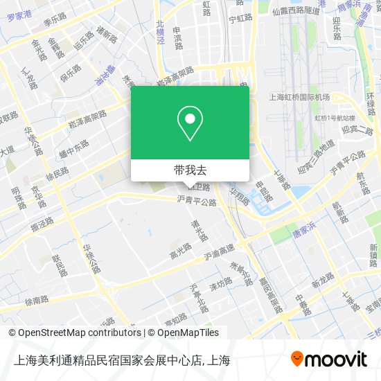 上海美利通精品民宿国家会展中心店地图