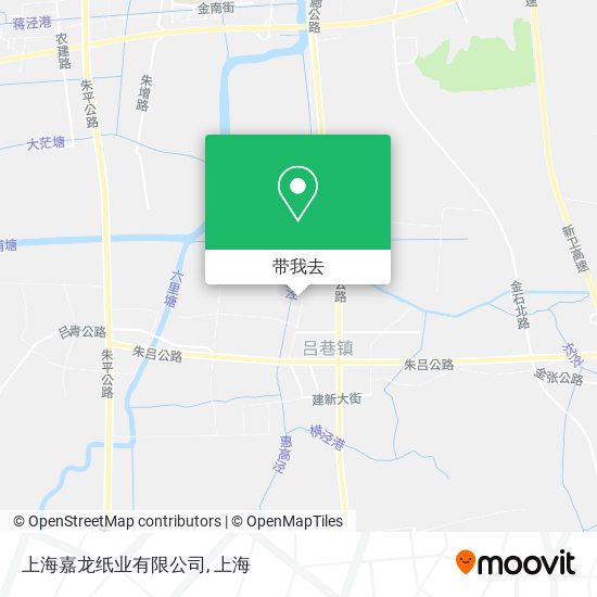 上海嘉龙纸业有限公司地图