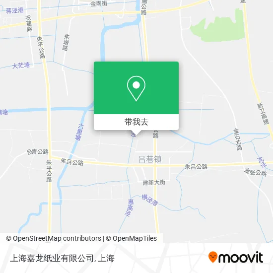 上海嘉龙纸业有限公司地图