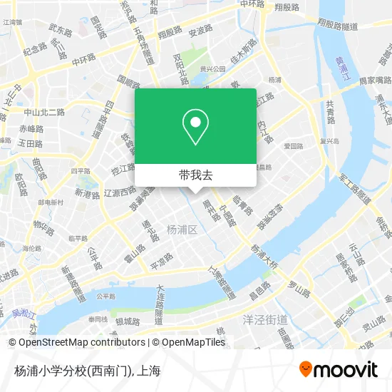 杨浦小学分校(西南门)地图