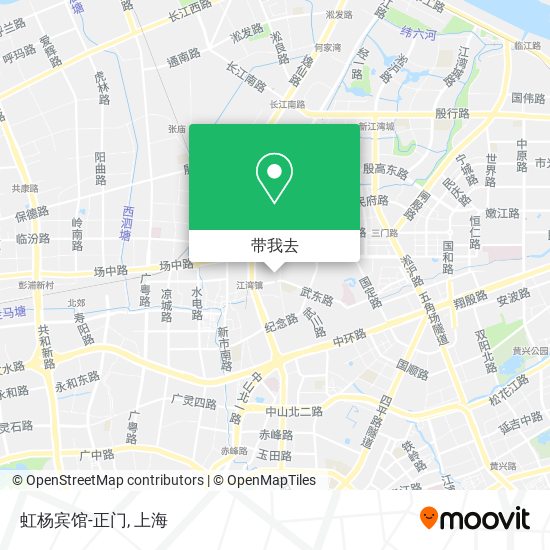 虹杨宾馆-正门地图