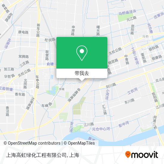 上海高虹绿化工程有限公司地图