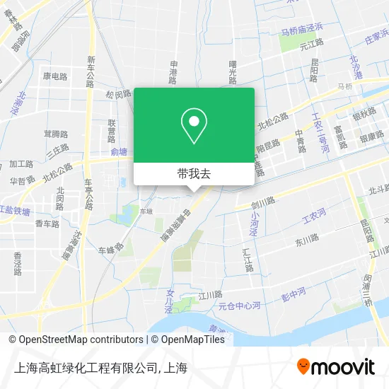 上海高虹绿化工程有限公司地图