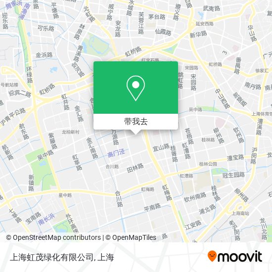 上海虹茂绿化有限公司地图
