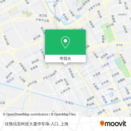 佳预信息科技大厦停车场-入口地图