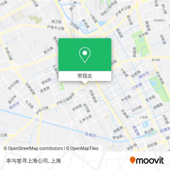串与签寻上海公司地图