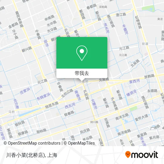 川香小菜(北桥店)地图