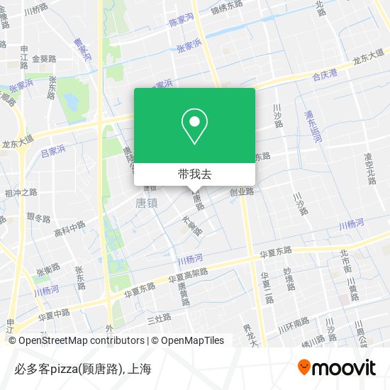 必多客pizza(顾唐路)地图