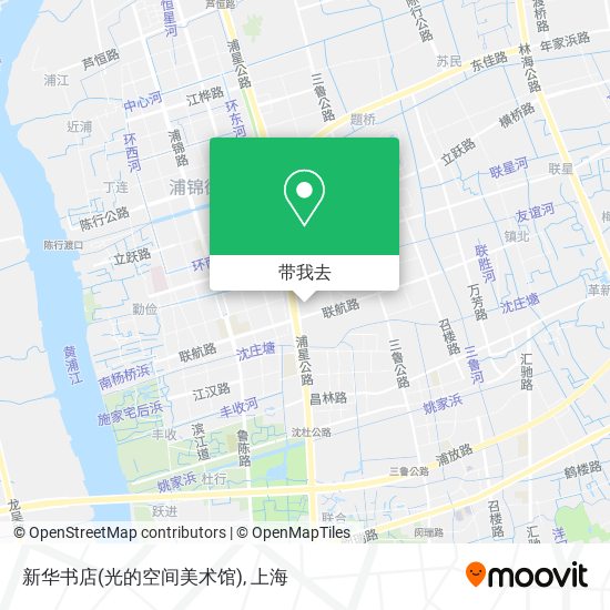 新华书店(光的空间美术馆)地图
