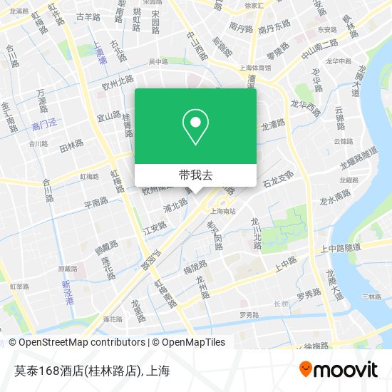 莫泰168酒店(桂林路店)地图