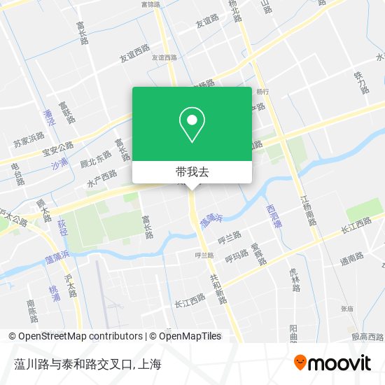 蕰川路与泰和路交叉口地图