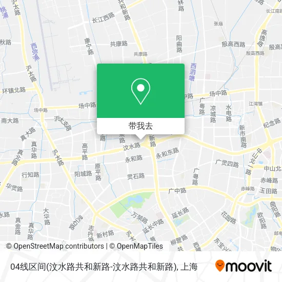 04线区间(汶水路共和新路-汶水路共和新路)地图