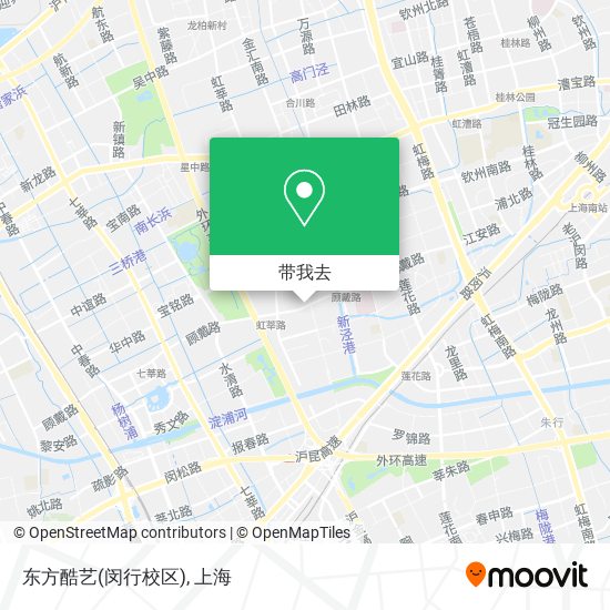 东方酷艺(闵行校区)地图