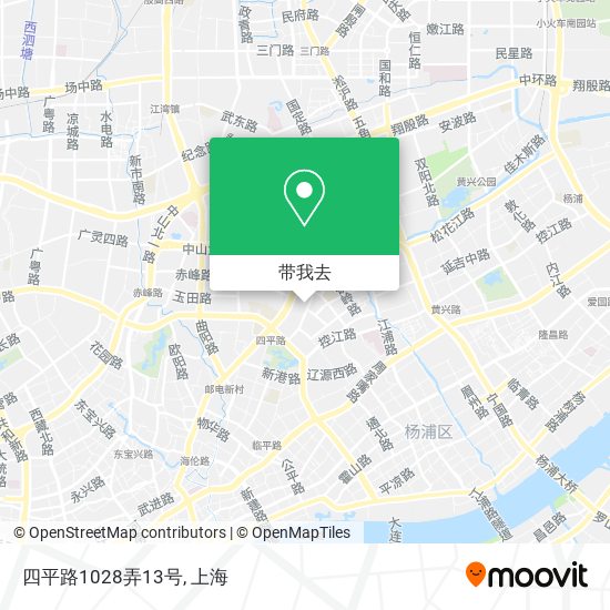四平路1028弄13号地图