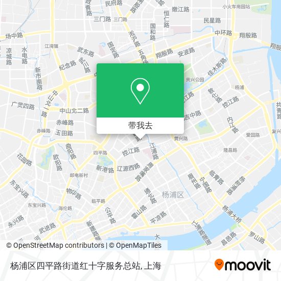 杨浦区四平路街道红十字服务总站地图
