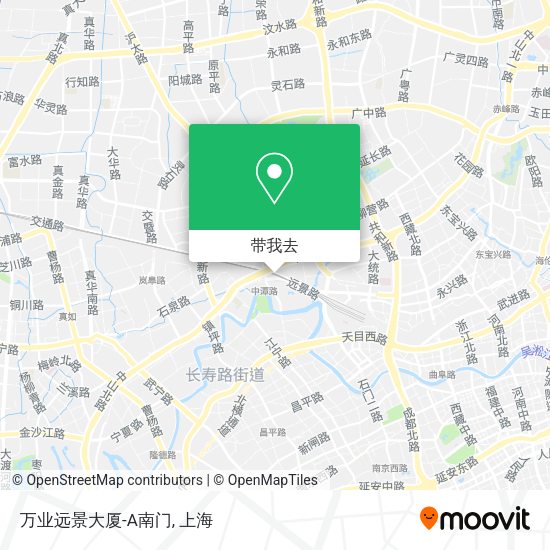 万业远景大厦-A南门地图
