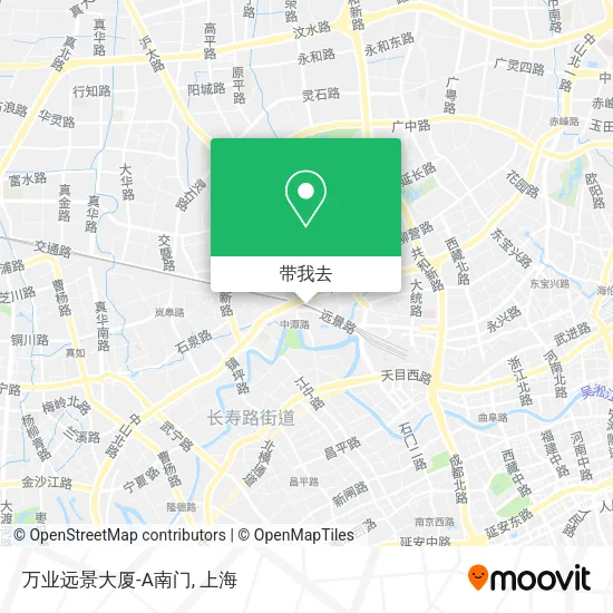 万业远景大厦-A南门地图