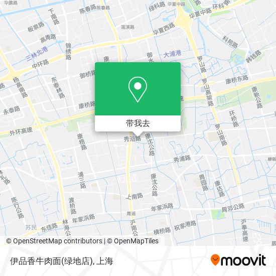 伊品香牛肉面(绿地店)地图