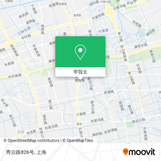 秀沿路826号地图