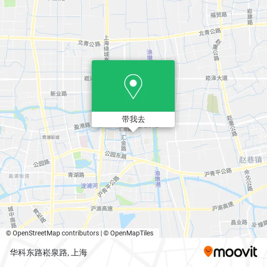 华科东路崧泉路地图