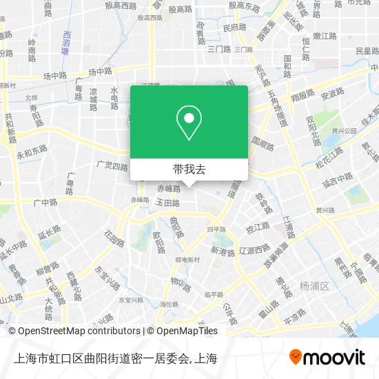 上海市虹口区曲阳街道密一居委会地图