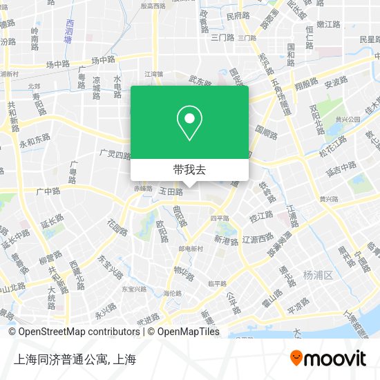 上海同济普通公寓地图